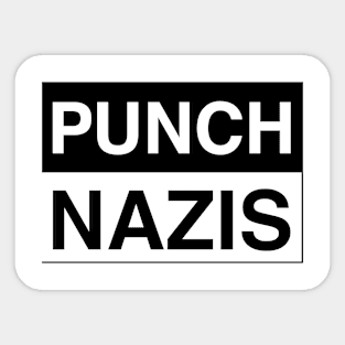 punch nazis Sticker